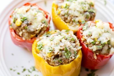 Stuffed Peppers in the Pressure Cooker