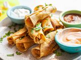 Homemade Taquitos with chicken
