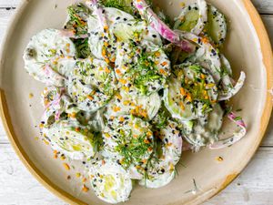 Everything Bagel Cucumber Salad