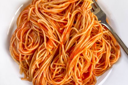 Spaghetti with Pasta Sauce