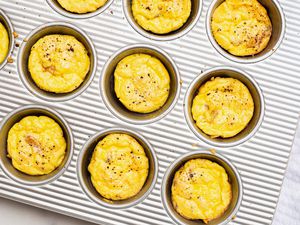 Bacon and Gruyère Egg Bites in a Muffin Tin