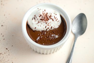 Chocolate Pots de Crème in a Ramekin