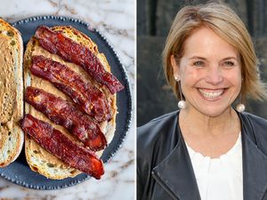 Katie Couric peanut butter and bacon sandwich