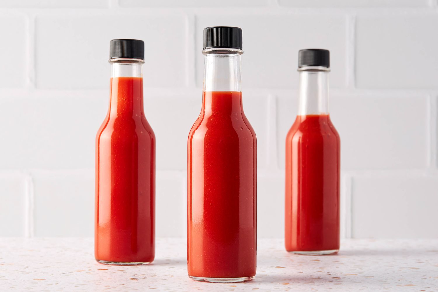 Homemade Hot Sauce in Bottles 