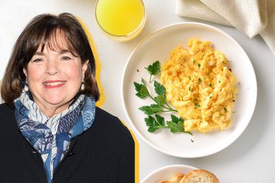 Ina Garten and scrambled eggs