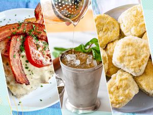 Three recipes for the Kentucky Derby set side by side.