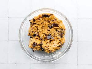 Skillet Chocolate Chip Cookie Dough (with Chocolate Pieces)