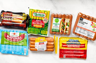 hot dog brands on counter